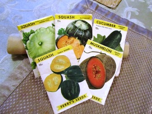 Seed packets from circa 1950s