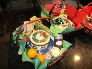 Holiday baskets can be generic or highly personalized