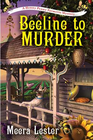 The book cover for my debut novel, the first in the Henny Penny Farmette mystery series